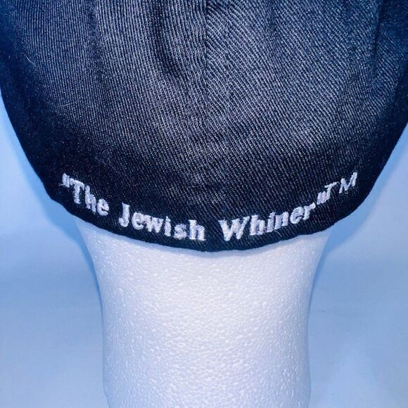 Oy Vey Cabernet "The Jewish Whiner" Hat Black Fitted L-XL - Picture 6 of 8